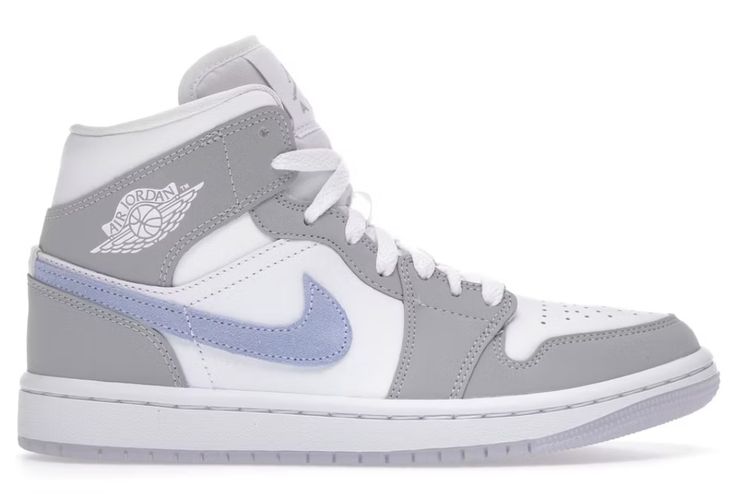 Nike Jordan Jordan 1 Mid Wolf Grey Aluminum (Women's) product image
